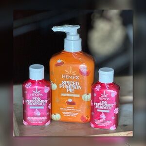 Hempz LE Pink Peppermint Meringue & Spiced Pumpkin Pie Body Moisturizer 2025
